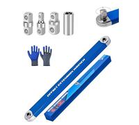 Générique Anglefix Pro Outil, Anglefix Pro Cliquet extension Décalée, Pour Les Boulons Que Rien D'autre N'atteint Avec Adaptateurs 1/2", 1/4",Clé à Rallonge Pour Réparations Mécaniques (1 PCS)