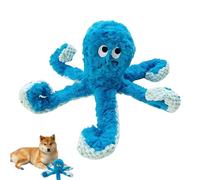 Générique Angry Octopus Dog Toy | Interactive Octopus Dog Chew Toys, Soft Bite Resistant Chew,Squeaky Moving Tug of War Doggie Toy for Small & Medium