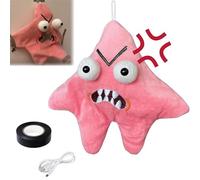 Générique Angry Starfish Toy, Grumpy Starfish Toy, Angry Star Toy, Angry Star Plush Moving, Angry Star Face Plush, Shooting Star Plush Toy (Dancing,1pcs)