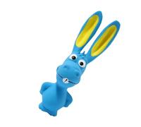 Générique Animal à mâcher en Latex 100 ML - Ensemble de Hippopotame couinant, Compagnon de Jouet Animal au Son froissé | Jouet en Latex pour Animaux de Compagnie, Hippopotame, à mâcher, couinement,