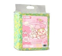 Générique Animal Bedding, Bunny Paper Litter, Soft Texture Non Toxic Breathable Compact Easy Storage Reusable Neutral Scent, Cage Liner for Pets Hamster Hedgehog, 8.66x2.36x11.81Inches