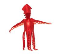 Générique Animal Costumes for Kids Unisex Red Octopus Clothing