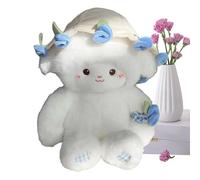 Générique Animal en d'agneau - Adorable Jouet en Mouton de 30 cm, en Super Douce à câliner, Copain de Confort Moelleux, décorative Mignonne pour canapé, lit, Chambre,