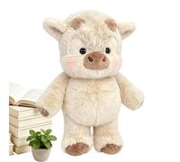 Générique Animal en Peluche - 60 Centimètres de Long Tout Doux Câlin Apaisant pour Le Coucher,Peluche Vache,pour Amis, Petite Amie, Couples Anniversaire Fête des Crémaillère Canapé Lit Divan