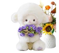 Générique Animal en Peluche d'agneau - Peluche de 30 cm, Douce à r, Design de Mouton Adorable, matériau de Confort de qualité supérieure, décorative pour Chambre d'enfant, Animaux dé
