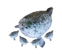 Générique Animal en Peluche De Phoque - Oreiller E? Pèluche Dè Ph?oque | Chubby Blob, O?eiller Ên PE? Potelé, E? Pelüche Douce pour Garçons Et Filles, Peluc?he Pòur Chambre d'enfant, Salle D?