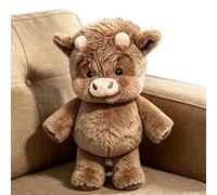 Générique Animal en Peluche de Vache des Highlands de 24 Pouces, Pose de Course animée, Jeu interactif, Compagnon, Animal en Peluche Mignon pour, Filles et garçons, siège d'auto, Chambre à Coucher