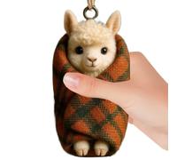 Générique Animal en Peluche de Vache - Figurines en Peluche | Mini Jouets-Conception en d' de Vache des Highlands, décorations de s suspendues pour Maisons, Les crèches, Les Bureaux,