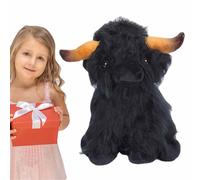 Générique Animal en Peluche,Douce Peluche Apaisante pour Le Sommeil Doudou Câlin,Décoration en Vache Mignonne | pour Ados Amis Amoureux des Animaux Canapé Lit Siège Auto Chambre