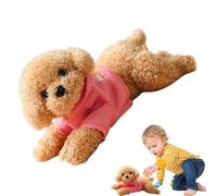 Générique Animal en Peluche,Doudou Apaisant pour Le Sommeil - Peluche en Forme de Coussin Chiot Animal - pour Canapé, Lit, Divan, Bureau, Garçons, Filles, Sœurs, Amis, Amateurs d'animaux, Adolescents