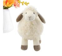 Générique Animal en Peluche Doux Et pour e-nfants - Compagnons De Jeu Parfaitement Doux Et Douillets, Jouet en Peluche Mouton 22 Cm / 8,7 Pouces, Animal en Peluches Réaliste pour e-nfants Et Bébés