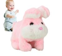 Générique Animal en Peluche Lapin | Peluche Interactive Lapin Qui Marche avec Son - Jouets Interactifs en Forme de | pour Les Les Garçons et Les Filles pour l'anniversaire Noël et