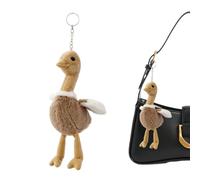 Générique animal en peluche Mignonne Figurine Douce Breloque | Autruche Pour Sac à Main, Clés de Voiture, Sac à Dos, Tote, Adolescents, , Garçons, Filles,
