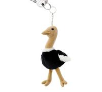 Générique animal en peluche Mignonne Figurine Douce Breloque | Autruche Pour Sac à Main, Clés de Voiture, Sac à Dos, Tote, Adolescents, , Garçons, Filles,