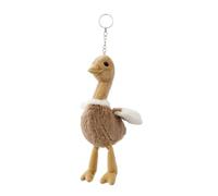 Générique animal en peluche Mignonne figurine douce charme de sac et | Autruche Pour Sac à Main, Clés de Voiture, Sac à Dos, Tote, Adolescents, , Garçons, Filles,