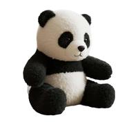 Générique Animal en Peluche Panda - Oreiller en Peluche Respirant réaliste 18 x 23 cm | Coton PP Doux et Lavable - Musique Lumineuse | Cadeau de émotionnelle pour Les et Les Adultes - Oreiller