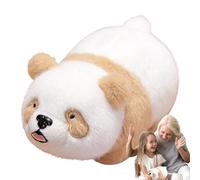 Générique Animal en Peluche Panda | Réaliste pour Câlins | 26 cm x 16 cm Panda | pour, Étudiants, Adultes, Anniversaire, Chambre d', Sieste, Salle de Classe de Psychologie