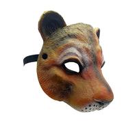 Générique Animal Face Cover, Realistic Leopard Costume Mask, Dress-Up Accessory for Family, Adults, Theater, Performance, Christmas, Holiday, Photoshoot, Party, Stage, Friends' Events
