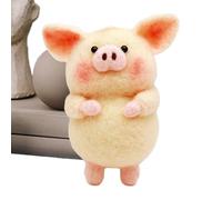Générique Animal Fait Main pour Bureau - Peluches Positives en Feutrine Artisanales - Compagnon Affectif Mignon pour