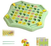 Générique Animal Flip Chess Memory Game,Memory Chess Over Card Board,Cartoon Pattern Matching Memories Game, Suitable for 2-4 Players (Fruit)