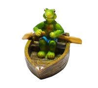 Générique Animal Garden Figurines - Small Pond Sculpture | Floating Resin Frog Turtle Shsape Figurines for Fish Tank Garden Swimming Pool Patio Yard Fence Pond and Others