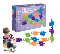 Générique Animal Match Alphabet Game, Number Matching Fine Motor Toy, PVC Bright Colors Interactive Educational Game for Home, Outdoors, School, and Travel, 3.54x1.97x1.57Inches