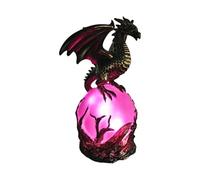 Générique Animal Night Light - Figurine d'Œuf de Dragon en Résine Décorative - Lampe de table USB avec veilleuse | pour Maison Chambre Table de Chevet Salon Table Basse Bibliothèque Meuble