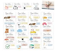 Générique Animal Open When Envelopes - 24pcs Greeting Card Letter Set, College Graduation Gift, University Keepsake | Creative Stationery Package, Personalized Memory Letters, Fun Surprise Notes