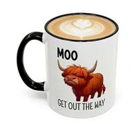 Générique Animal Theme Cup, Humor Drink Mug Set, Cow Pattern Coffee Cup with Heat Safe Material, Ceramic Beverage Container Piece, Quirky Mug with Fun Style, Daily Drinkware for Home Use