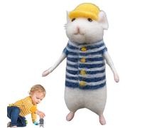 Générique Animal Wool Felting Needle Kit - Complete Set with Wooden Tools | DIY Craft for Beginners, Kids, and Adults Create Handmade Figures, Durable Supplies Home, School, or Workshop Projects