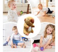 Générique Animale Respirante, Douce Peluche Capybara Jouet à Respiration, Projection Lumineuse Compagnon Apaisant pour Le Sommeil Enfant Adulte Chambre