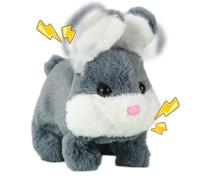 Générique Animaux de Compagnie Électroniques pour - Jouet Lapin Qui Marche et Émet des Sons - Jouets Interactifs en Forme de Lapin - pour Les Les Garçons et Les Filles pour l'anniversaire Noël et