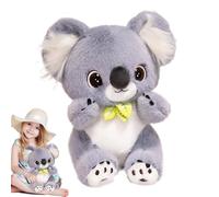 Générique Animaux en Peluche - Adorable Jouet, Coussin en Peluche 14 Pouces | Raton Laveur et Koala, Animaux en Peluches pour garçons et Filles, Coussin Doux pour Chambre à Coucher