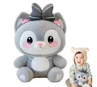 Générique Animaux en Peluche de Chat, Jouets de Chat en Peluche,Poupée en Peluche Flexible pour | Jouets pour Mignons, Jouets Animaux Portables pour accompagner, Jouer, décoration de Table