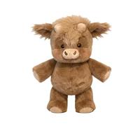 Générique Animaux en Peluche de Vache des Highlands, Jouet en Peluche Mignon de bétail des Highlands de 45 cm, Animal en Peluches de Vache Qui Court à ER, Compagnon apaisant pour Enfant