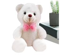 Générique Animaux en Peluche éclairés - Ours Blanc à Collectionner Lumineux | Ours en Peluche pour, Maison, Chambre à Coucher, crèche, Voyage, siège de Voiture, Lueur réconfortante, Copains au co