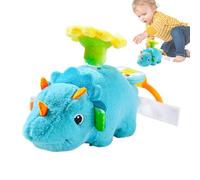 Générique Animaux en Peluche Mignons - Jouet en Peluche avec Corde À Tirer De 18,5 X 10 Cm, Tortue en Polyester Doux, Petite Figurine Légère | Exercice De Coordination Œil-Main pour, Bébés, Nouve