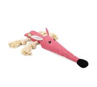 Générique Animaux en Peluche pour Chiens mâchant Le Jouet, Jouet de Chien en Peluche,Forme d'animal simulée Coute de Corde sonore résistante à la Morsure - Chatter de la mât