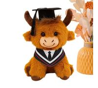 Générique Animaux en Peluche pour Fille,Doudou Adorable Coussin - Peluche Vache des Highlands Jouet,pour Chambre, Lit, Heure du Coucher, Canapé, Bureau, Étagère, Voyage, Camping
