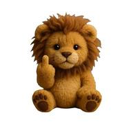 Générique Animaux en Peluche rigolos avec Le Majeur levé, Chien en Peluche Rigolo avec Le Majeur levé, Vache des Highlands en avec Le (H)