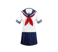 Générique Anime Ayano Aishi Cosplay Costume, Ensemble De Costume De Marin Pour Halloween Pour Femmes,White-S