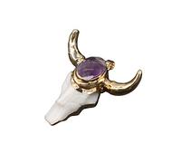 Générique Anneau Bracelet Pack Serre-tête Anneaux Bijoux de Vache Pierres précieuses Quartz Breloques pour Bracelet Collier Fabrication de Bijoux Bijoux Bagues Cadeaux Anneau (B, One Size)