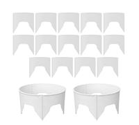 Générique Anneau de Culture de - ABS 5,91x5,39 Pouces | Bordure Circulaire réutilisable pour arrosage Profond, 24 pièces, Bordure d'anneaux de Plantation pour économiser l'eau | Jardin Balcon Cour