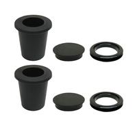 Générique Anneau de Trou pour Parapluie de Table de Jardin,Lot de 6 Insert de Table pour Parapluie | Adaptateur pour Trou de 2 à 2,5 Pouces - pour Ombrelles Terrasse Café Plage Pique-Nique