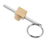 Générique Anneau de Valve Musicale et Poignée de Piston en Métal Argenté pour Trompette, Confort Ergonomique et Fabrication de Précision, Accessoire pour Tirage de Soupape