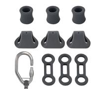 Générique Anneau en Silicone pour Positionnement en Escalade - Silicone à Libération Rapide - Dispositif de Positionnement pour Rappel et Escalade | pour Spéléologie Fitness Randonnée Sport