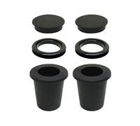 Générique Anneau pour Trou de Parasol de Table Extérieure,Lot de 6 Insert de Table pour Parapluie - Adaptateur pour Trou de 2 à 2,5 Pouces | pour Ombrelles Terrasse Café Plage Pique-Nique