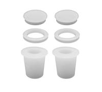 Générique Anneau pour Trou de Parasol,Lot de 6 Insert de Table pour Parapluie,Adaptateur pour Trou de 2 à 2,5 Pouces - pour Ombrelles Terrasse Café Plage Pique-Nique