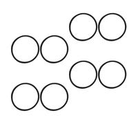 Générique Anneau Remplacement Facile en Caoutchouc Noir Amortisseur de Microphone Lot de 10 Pièces pour Support de Choc, Adapté aux Microphones à Condensateur en Studio et Streaming