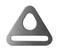 Générique Anneau Triangulaire pour Trampoline,Boucles coulissantes à Boucle Triangulaire sécurisée - Triangle D Rings Ajusteur Triangle Bar Pivot Clip pour Sangle Sacs Sangle